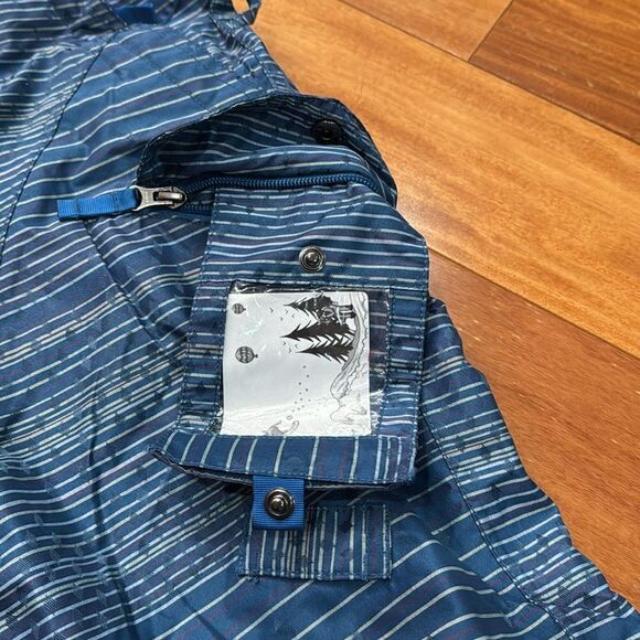 Burton Snowboarding Dry Ride pants Blue Purple Striped Multicolor Cargo Pants XS - Picture 7 of 14